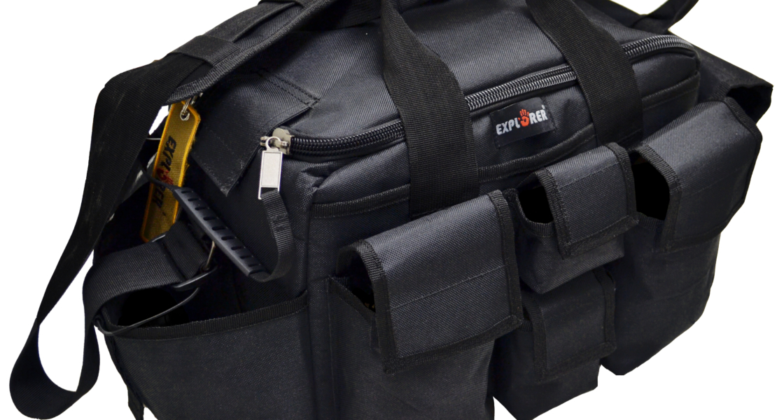 Item# TC08 – Explorer Tactical Range Bag Bail Out Bag Police Gear Bag Patrol Bag Hunting Shooting Bag