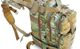 B3 ACU Black, Tan, OD, MC, MO Pk  Red Tactical Assault Pack – Combat Rucksack – 17″ Military MOLLE Backpack 27L