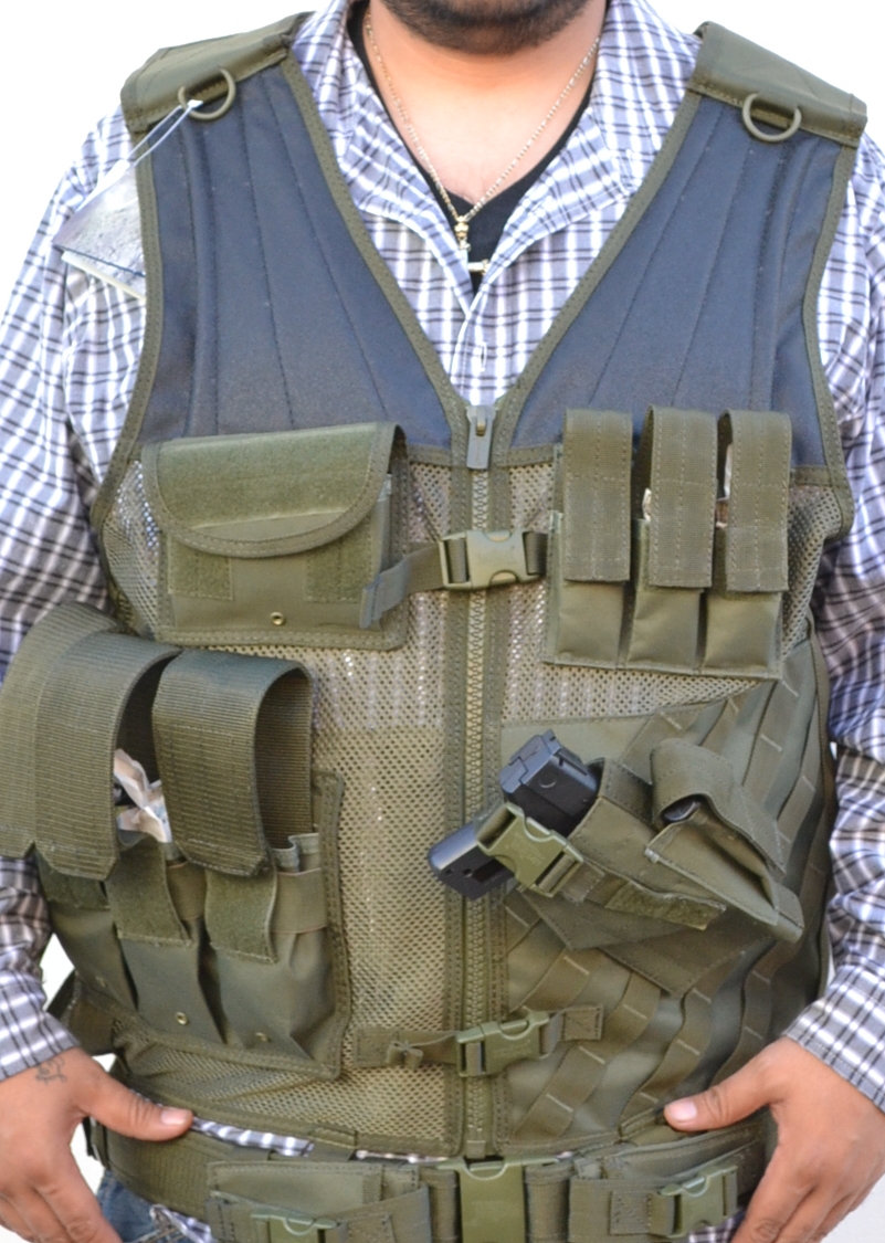 V3 – Tactical Vest High Grade Weatherproof Nylon Loaded Designed for Military/Law Enforcement purposes, air-soft paintball.