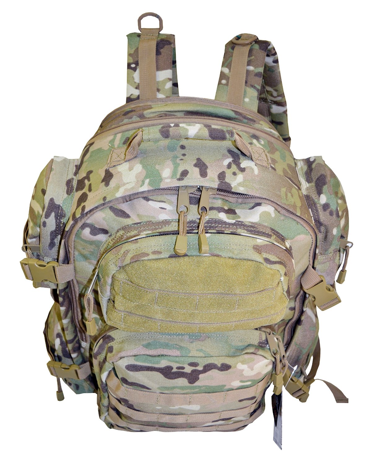 B5 ACU Black, Tan, OD, MC, MO Pk Red Tactical Assault Pack – Combat Rucksack – 17″ Military MOLLE Backpack 27L