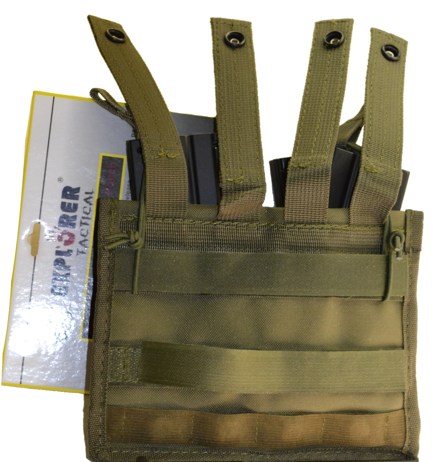 P12 P52 Double AR Mag Pouch Black, ACU Tan, OD Mc Adjustable in size