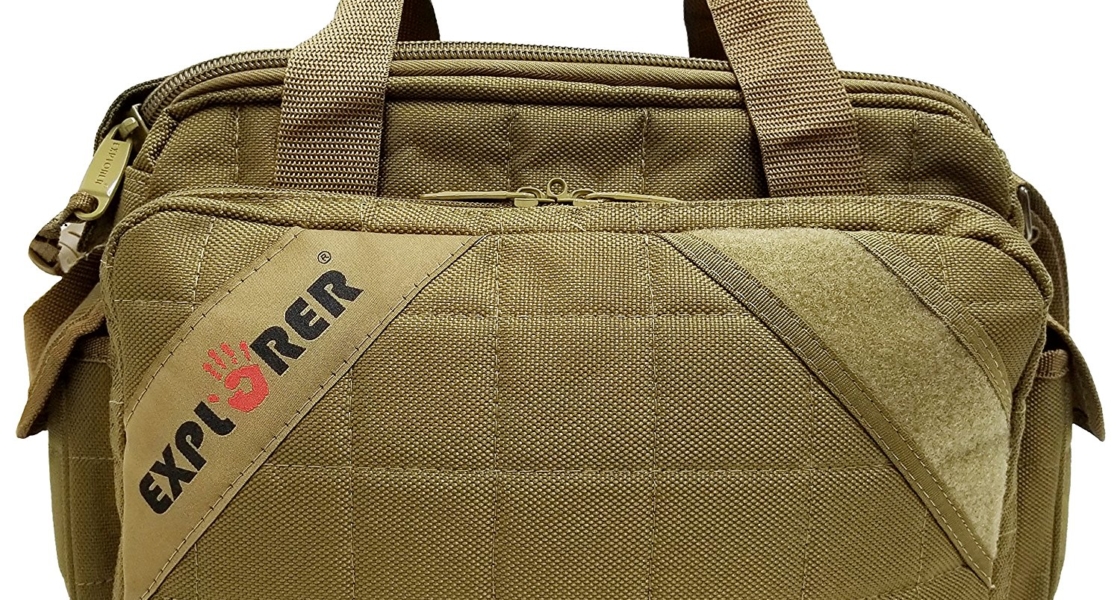 EXPLORER R9 Tactical Range Bag Shooting Bag Gun Case for Pistol Range Duffle Bag
