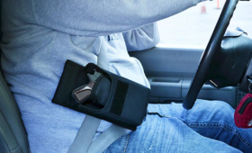 Explorer Lil Slick BH77 Car Seat Belt Gun Dual Holsters, Tactical Belt Pouch, Utility Tool Belt Pouch, Gadget Pouch